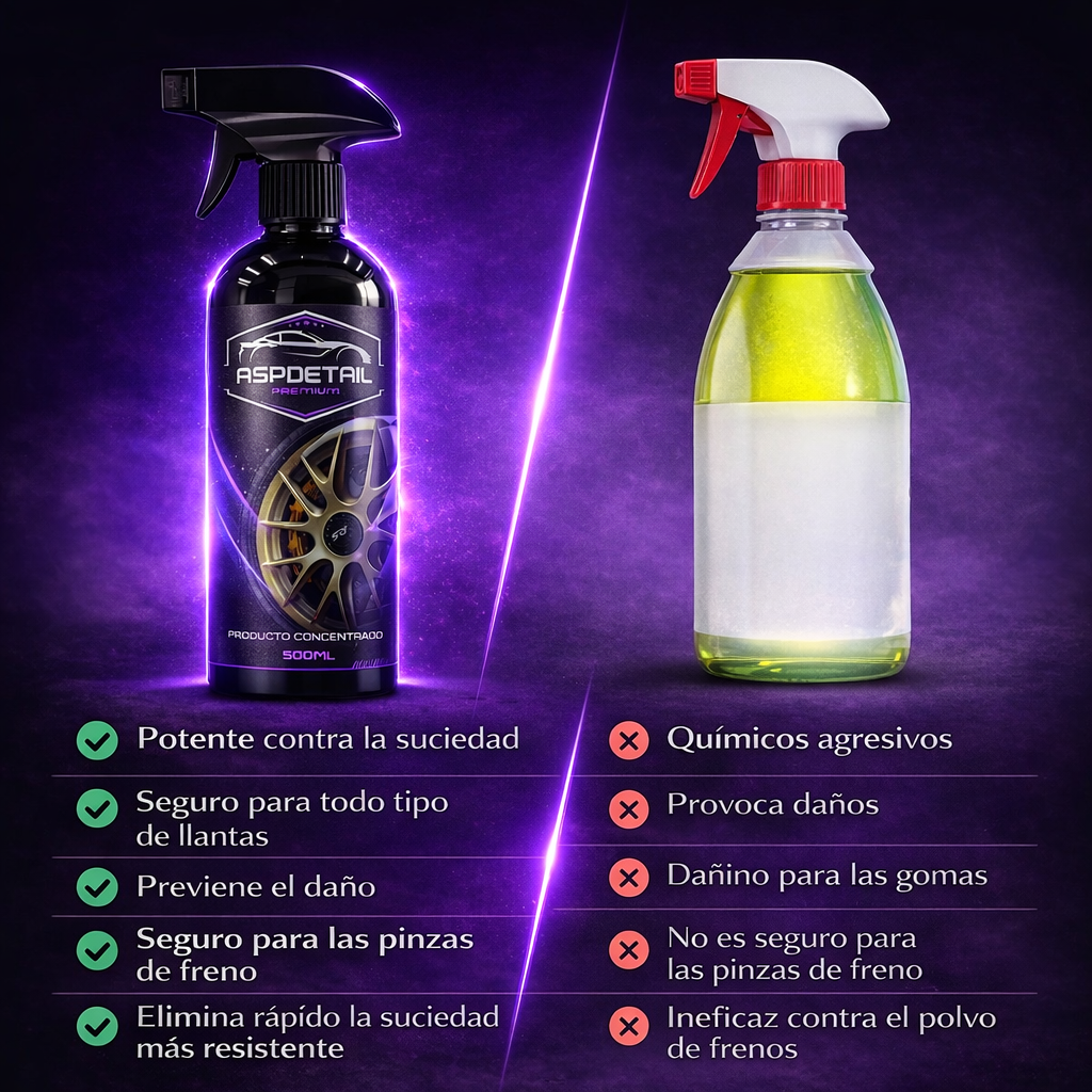 IRON CLEANER - DESCONTAMINANTE FÉRRICO PARA LLANTAS Y CARROCERÍA