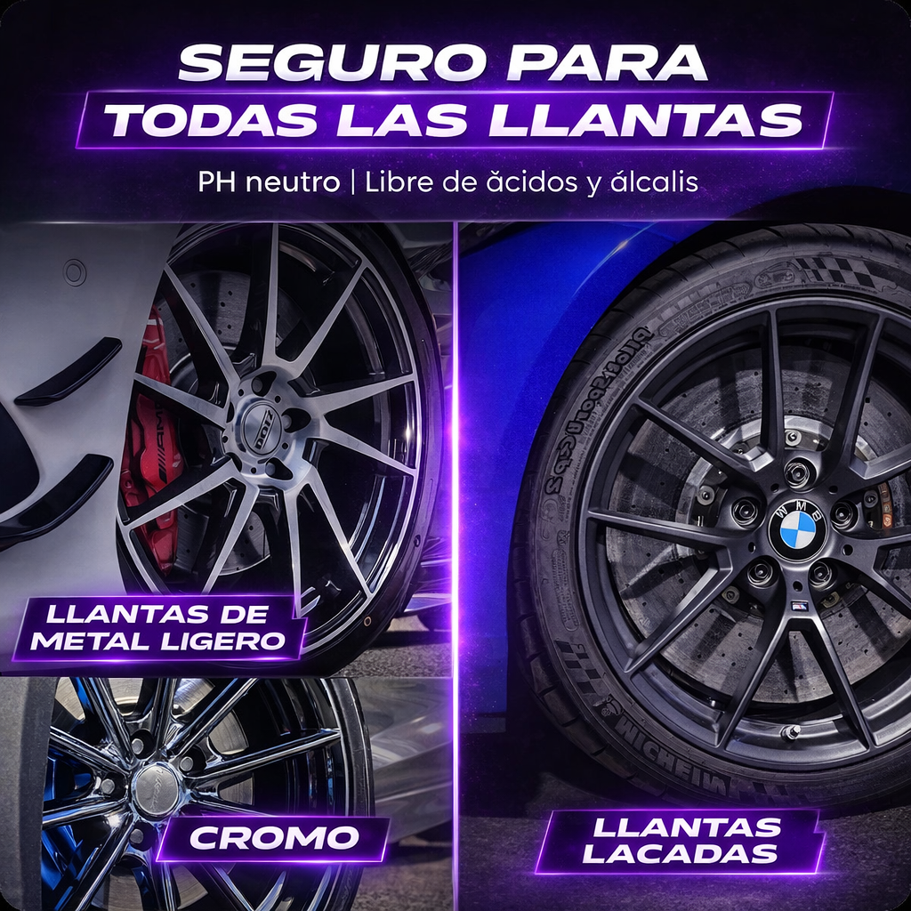 IRON CLEANER - DESCONTAMINANTE FÉRRICO PARA LLANTAS Y CARROCERÍA